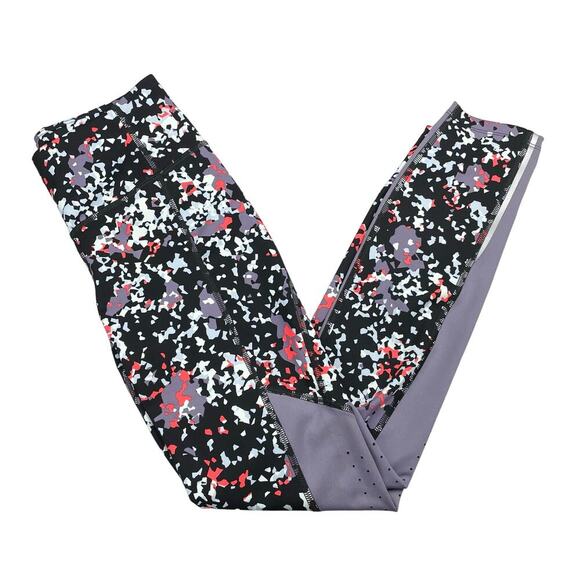 NWT UNDER ARMOUR Launch Printed High Rise Ankle Tights Sz XS - Picture 3 of 7